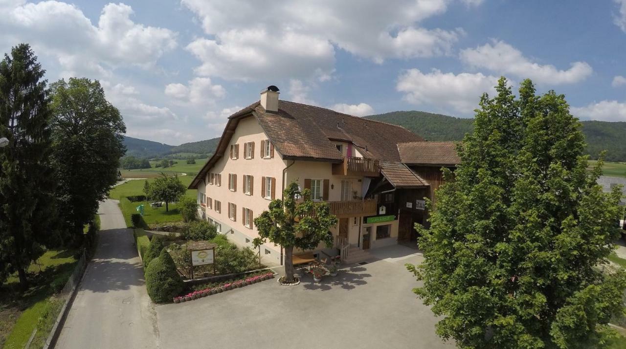 Apartement-Gîte rural à 3 km de Delémont Courcelon Bagian luar foto