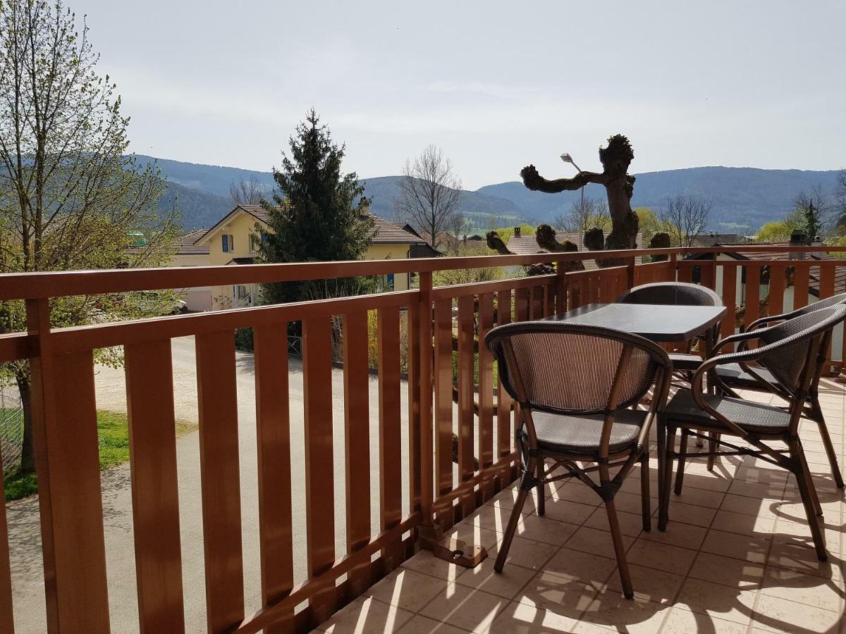 Apartement-Gîte rural à 3 km de Delémont Courcelon Bagian luar foto